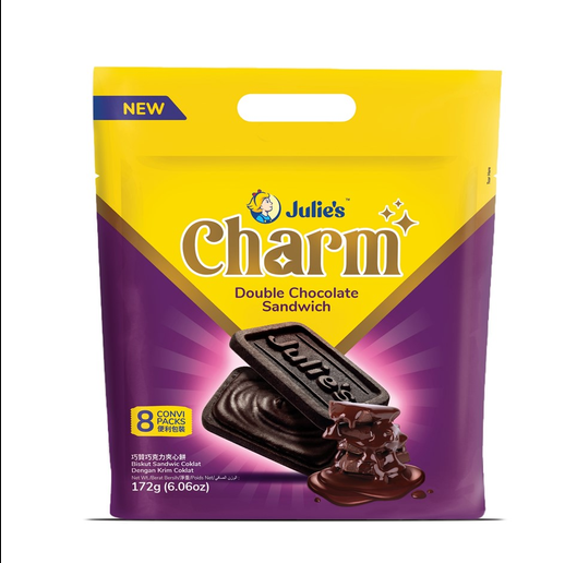 JULIES CHARM DOUBLE CHOCOLATE 172G