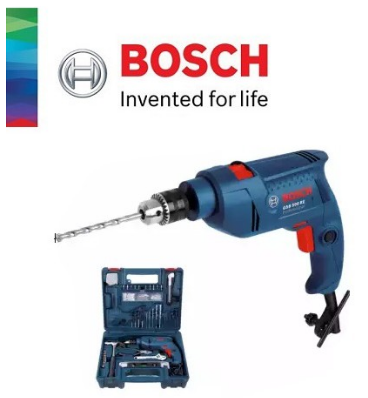 Bosch Impact Drill Set 10mm Chuck GSB 500 RE