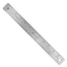 12" STAINLESS STEEL RULER