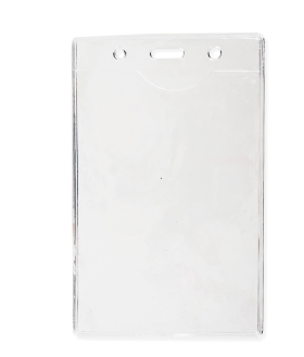 10pcs Transparent PVC ID Card Holder