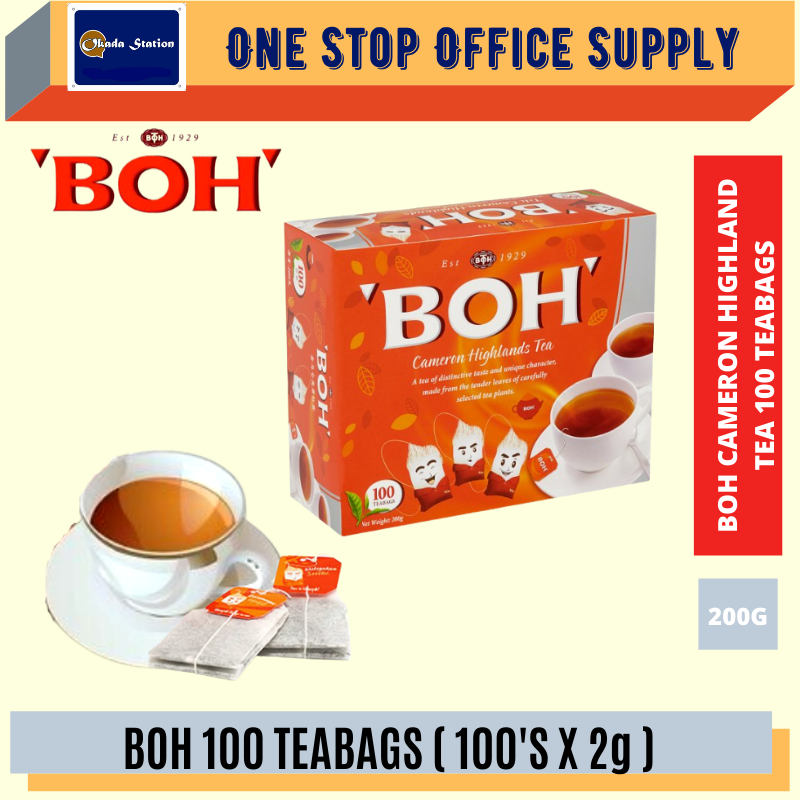 BOH Cameron Highlands Tea Teabags box 100 x 2g /BOH /Cameron Highlands Tea /BOH Tea Teabags /BOH Cameron Highlands Tea Teabags