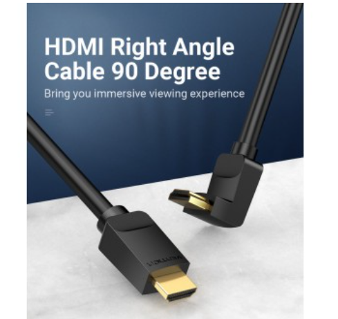HDMI Vention HDMI 2.0 Cable Right Angle 90 Degree - 5M