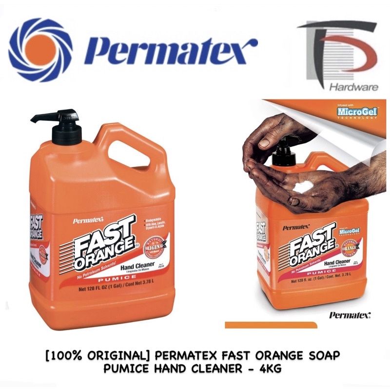 *Permatex Fast Orange 25218 Pumice Lotion Hand Cleaner 3.78 L