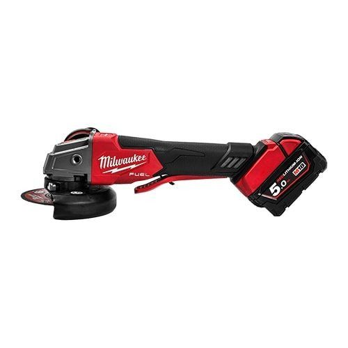 MILWAUKEE M18 FUEL™ 125mm (5") Braking Angle Grinder with Paddle Switch [M18 FSAG125XPDB-501B/M18 FSAG125XPDB-0X0]