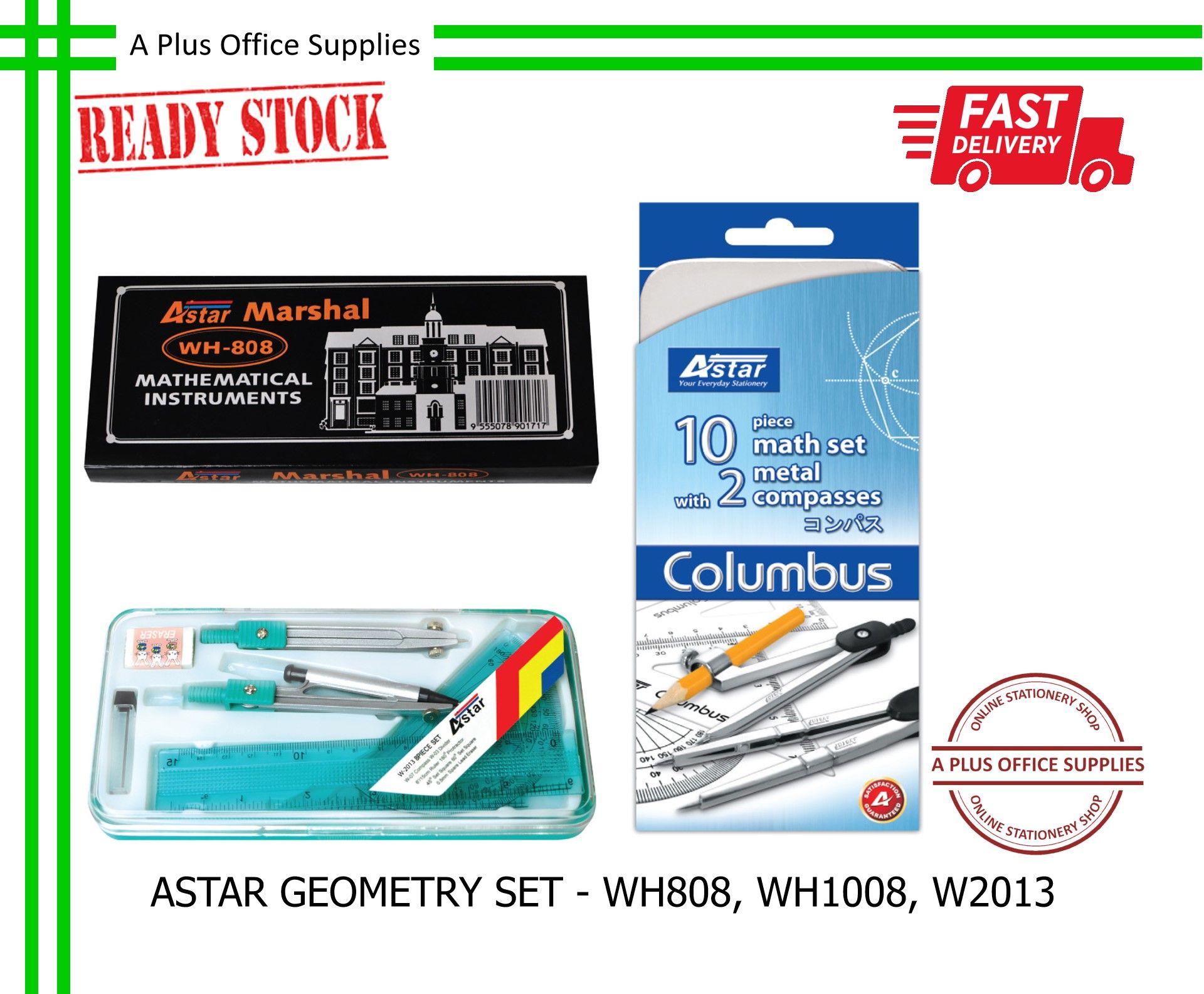 ASTAR Geometry Set / Set Geometri - WH808, WH1008, W2013