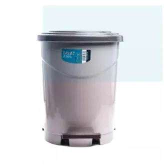 LAVA Plastic Round Step Dustbin (10L)