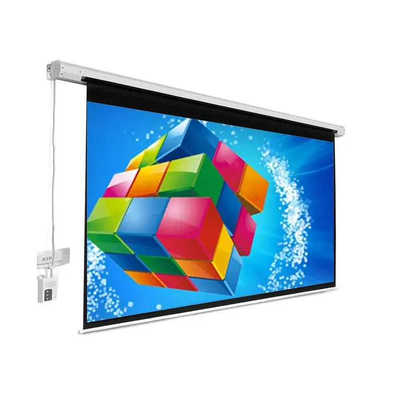 VENOVA/MEKI EZ 120" x 120" (10鈥橷10鈥� MOTORIZED/ELECTRIC LCD PROJECTOR SCREEN MAT