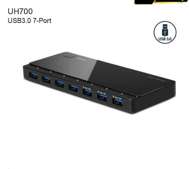 TP-LINK UH700 USB 3.0 7-Port Hub (HUB-TPL-UH700)