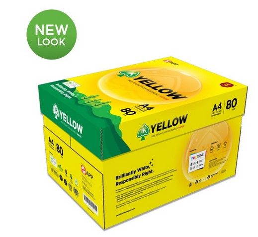 IK YELLOW 80GSM 450 SHEETS (10RIM/BOX