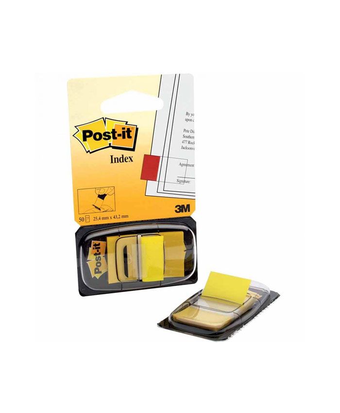 3M Post It Flag Tape 680 Yellow
