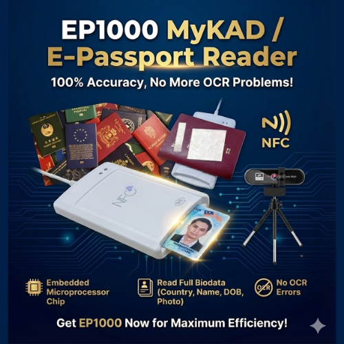 OEM EP1000 MyKAD / E-Passport Reader