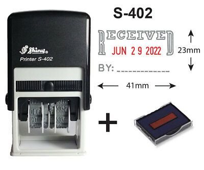 Shiny Rubber Stamp Shiny S402 Self Ink