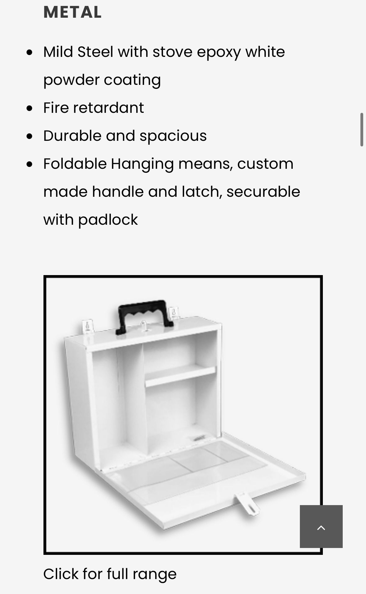 First Aid Kit Metal Box Large