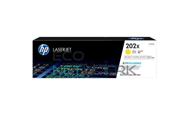 HP 202X LaserJet Toner (JetIntelligence) Yellow CF502X