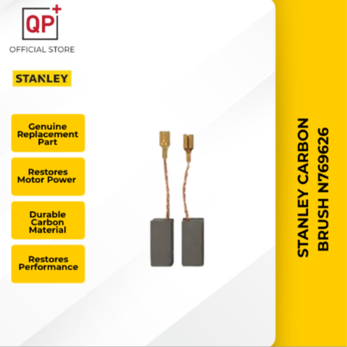 STANLEY CARBON BRUSH N769626 (REPLACEMENT FOR STANLEY SHR263KA / SHR263 ROTARY HAMMER) 2PCS 碳刷-