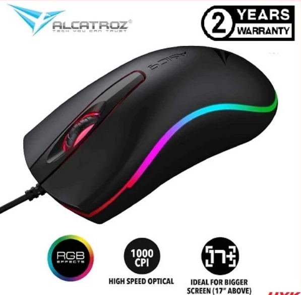 ALCATROZ Asic 9 RGB FX (1000 CPI) USB Wired Mouse