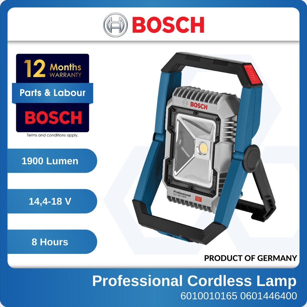 BOSCH GLI18V-1900 SOLO CORDLESS LED TORCH LIGHT 12V