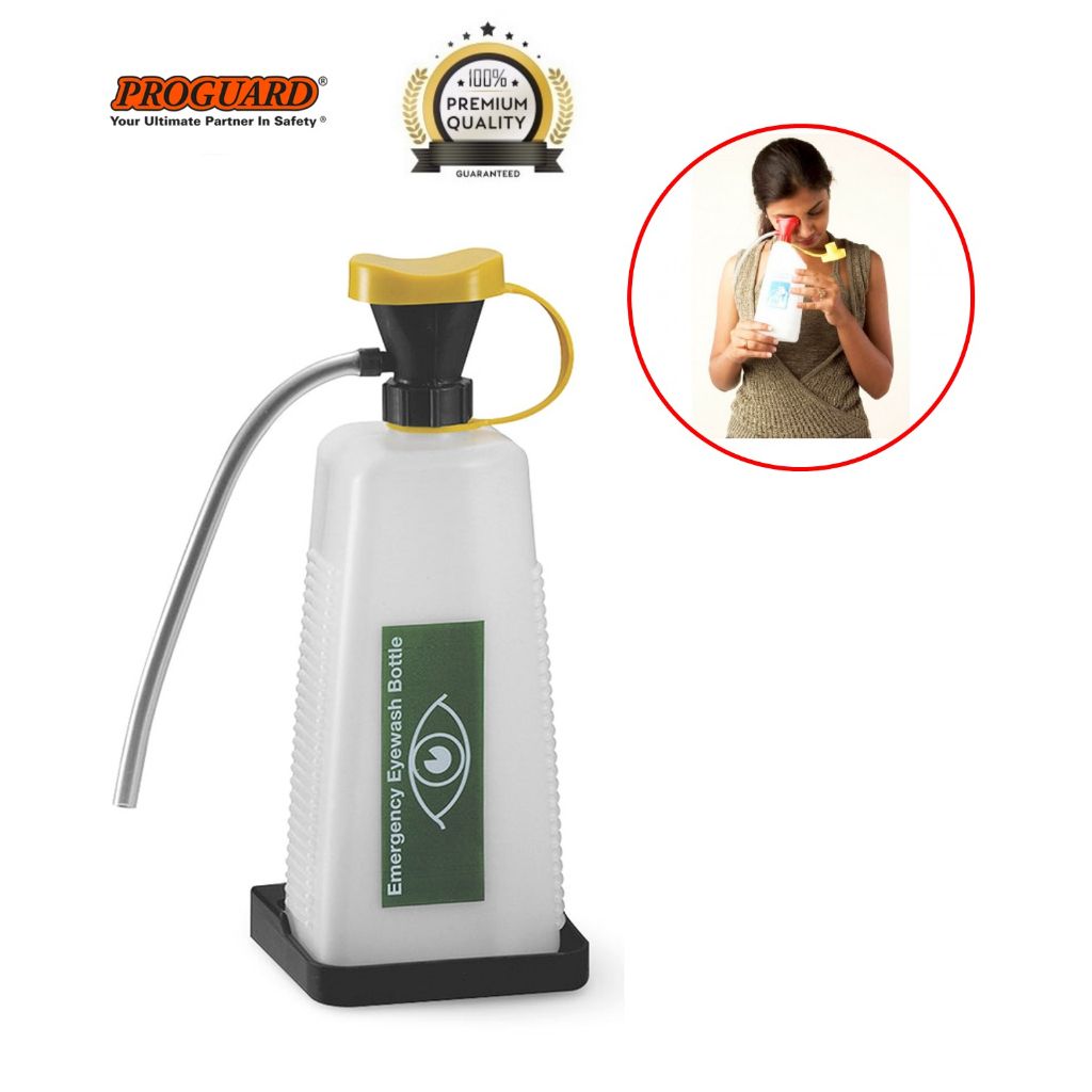PROGUARD EEB-H 500ml Durable Emergency Squeeze Eyewash Bottle