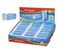 ERASER WHITE KEYROAD 30PCS/BOX