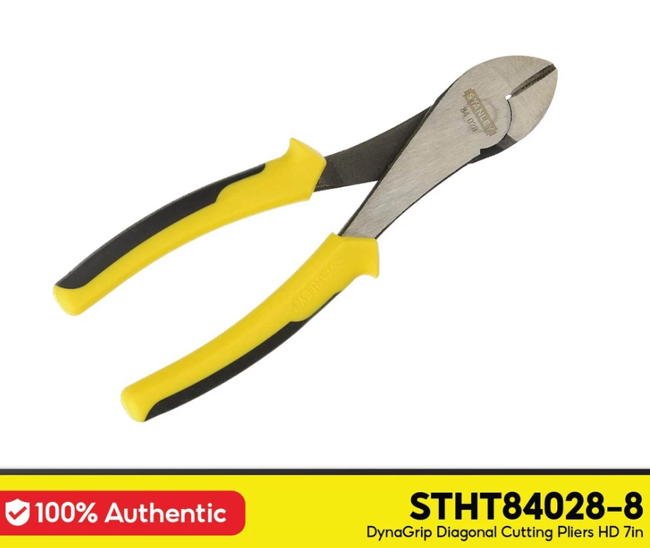 STANLEY STHT84028-8 DYNAGRIP DIAGONAL CUTTING PLIERS HD 7IN (84-028)