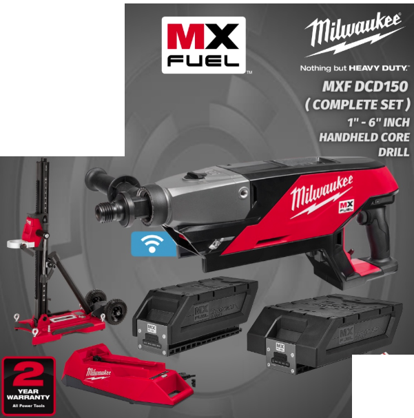 MILWAUKEE MX FUEL MXF DCD150 Cordless 1" - 6" Handheld Core Drill Coring Machine / COMPLETE SET