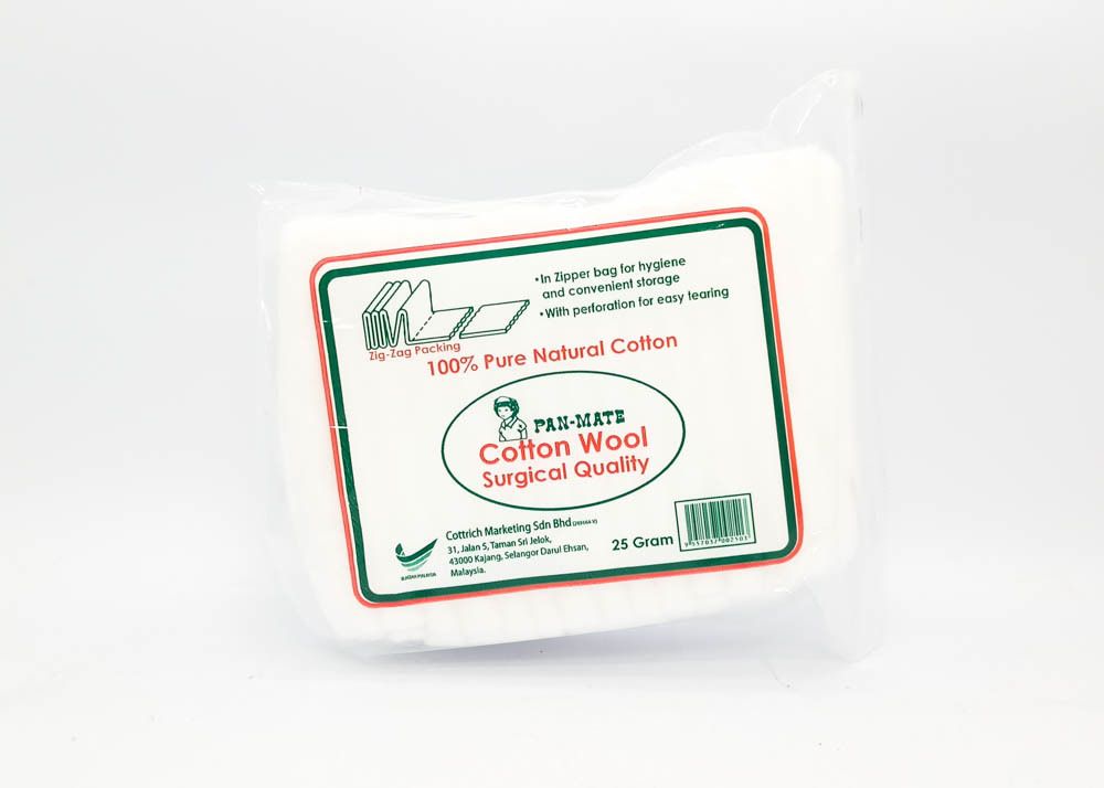 PAN MATE ZIG ZAG COTTON WOOL