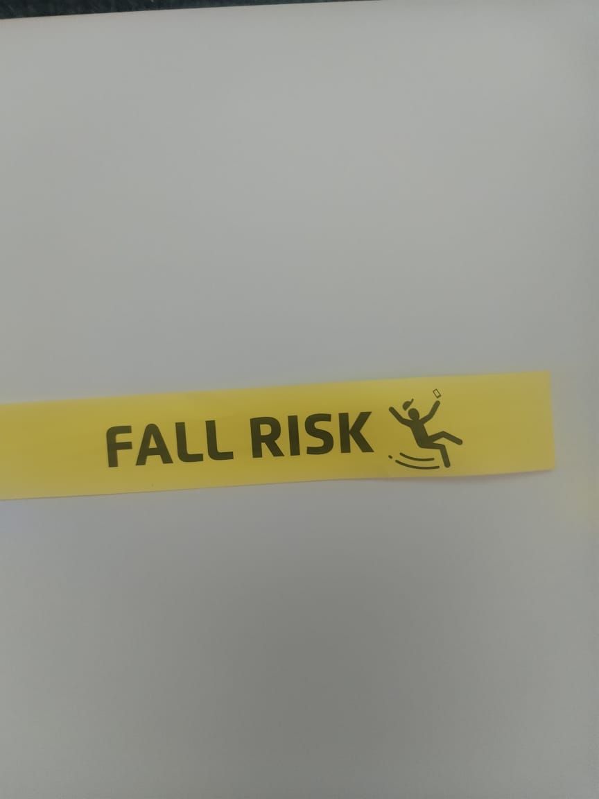 FALL RISK wristband - Synthetic material