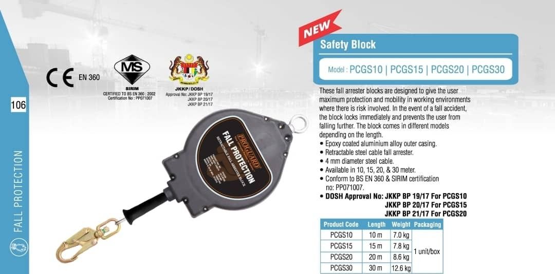 PROGUARD PCGSS10 Safety Block