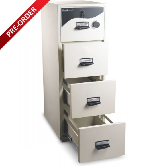 CHUBB RECORD PROTECTION FILLING CABINET (RPF-5202) (RPF-5203) (RPF-5204) INDIVIDUAL LOCKING