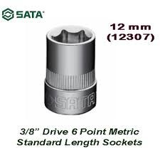Sata 3/8” DR. 6PT. SOCKET 12MM