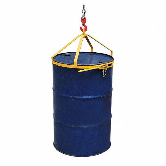 *Grainger Economy Drum Lifter 1 Drums, 55 gal Drum Capacity, 700 lb Load Capacity