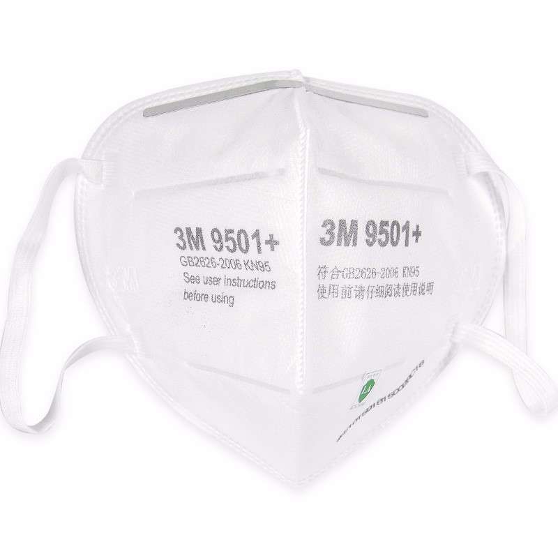 3M (1 PIECE)3M EAR LOOP PARTICULAR DISPOSABLE RESPIRATOR FACE MASK KN95 9501+