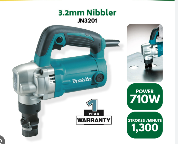 Makita Nibbler JN3201 3.2mm