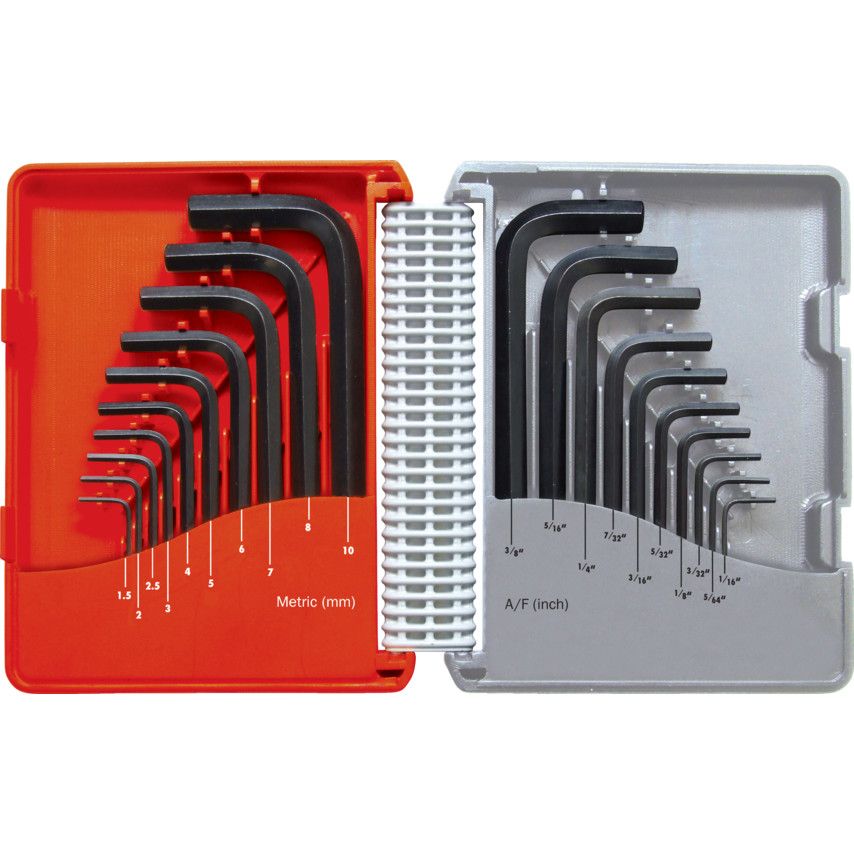 Others COMBINATION SHORT ARM MM/AF HEXKEY SET (20-PCE)