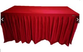 Alas Meja Banquet / Skirting Meja 2FT X6FT