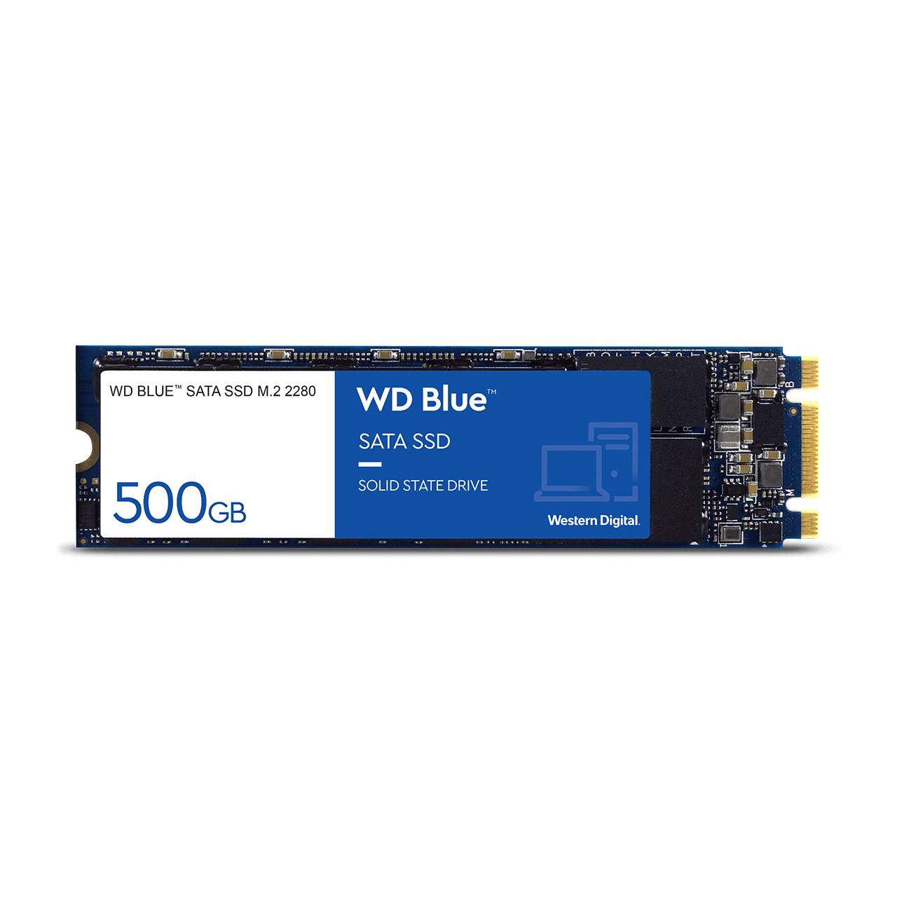 Genuine Malaysia Western Digital Warranty - WESTERN DIGITAL BLUE 500GB M.2 SATA SSD WDS500G2B0B