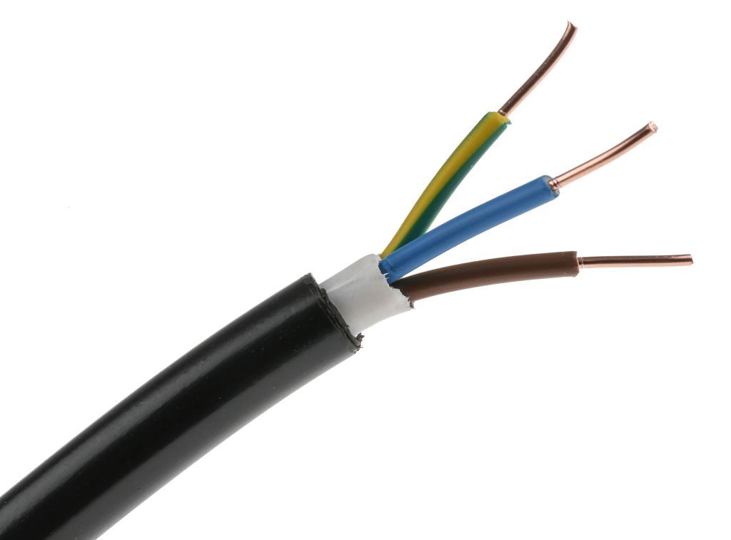 Others *50m Black 3-Core Wire 1.5mm
