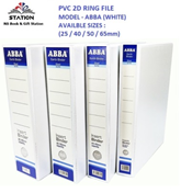ABBA PVC 2D 65mm Ring File