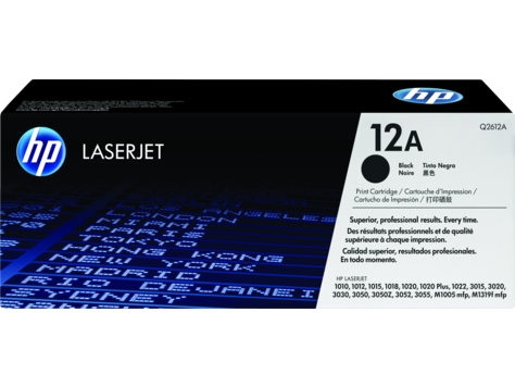 HP Q2612A LADER JET BLACK TONER