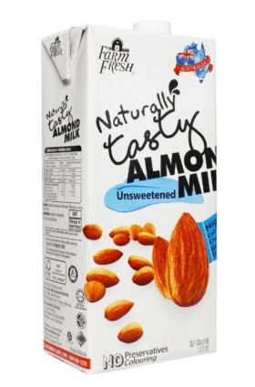 Farm Fresh UHT Almond Milk Unsweetened 1L
