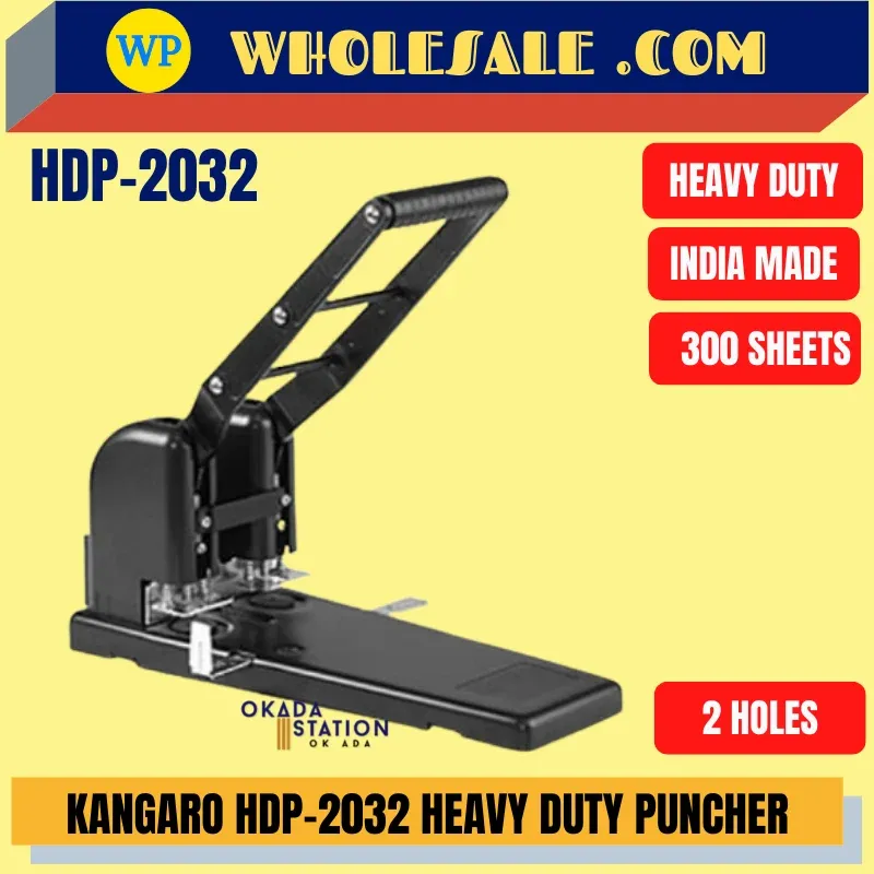KANGARO / PUNCHER / HEAVY DUTY / HDP-2032 /OFFICE PUNCHER / PEPER PUNCHER / 2 HOLE PUNCH