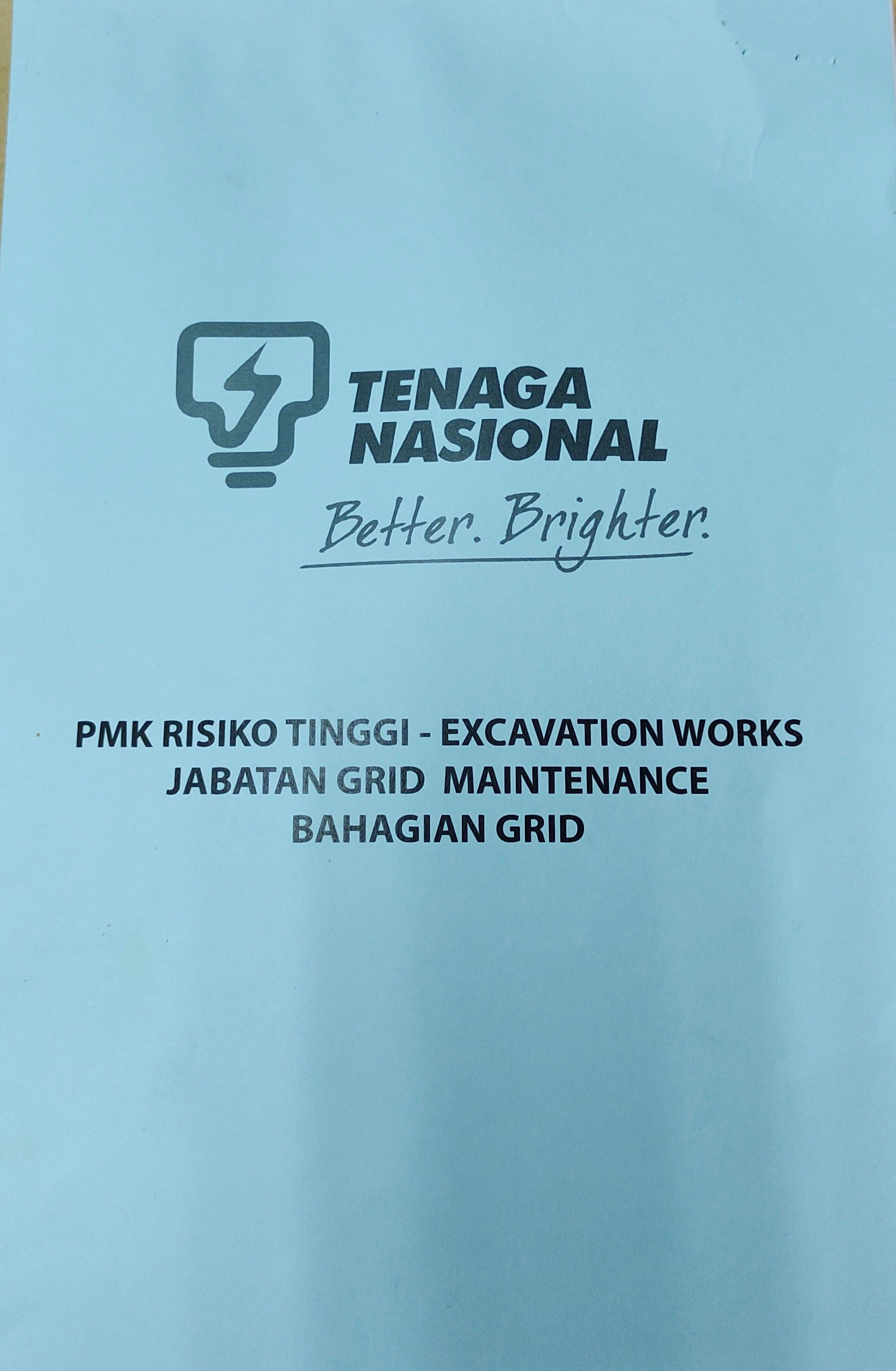 Excavation Works Appendix 3 (Buku Permit PMK Risiko Tinggi)