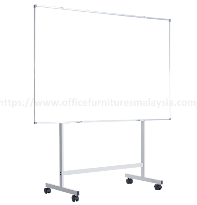 Whiteboard Single Sided Non-Magnetic with Stand -120cm x 150cm ( 4ft x 5ft )