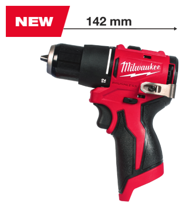 Milwaukee M12™ Subcompact Brushless Percussion Drill (Bare) M12 BLPDRC-0