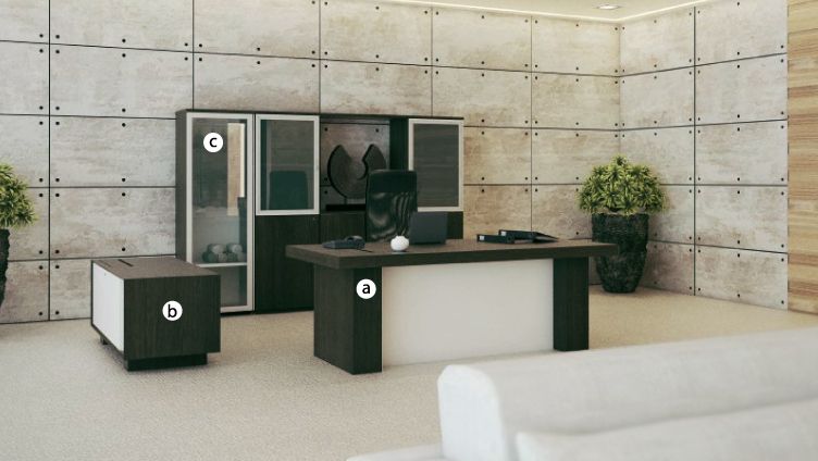 OFIS ABRAHAM SERIES DIRECTOR DESK