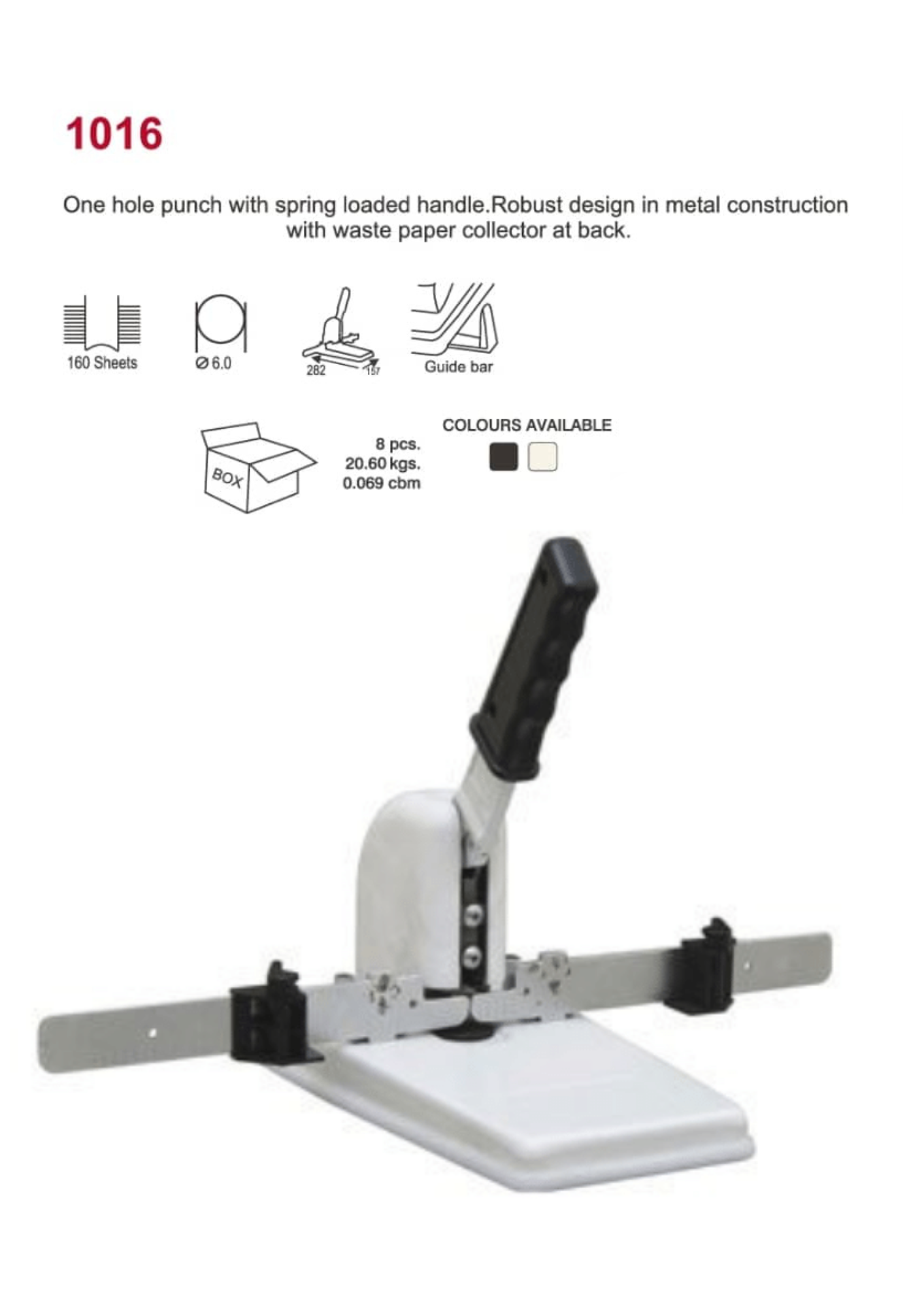 KANGARO Single Hole Puncher 1016