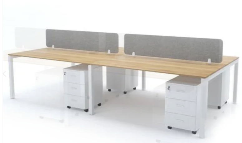 *SL55 SERIES WORKSTATION CLUSTER OF 4 (N LEG)