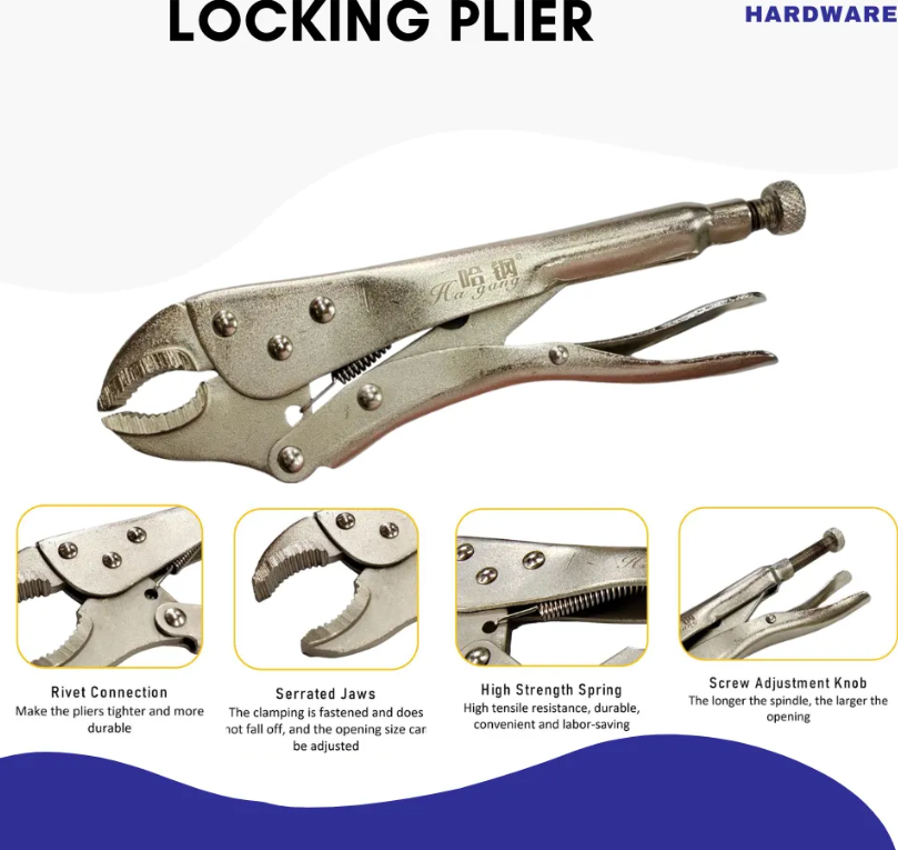 HAGANG 10" HAGANG VICE GRIP LOCKING PLIER (HG-013)