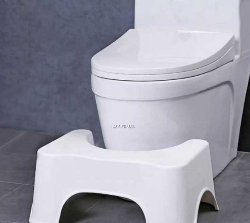 MSD-920 HOUSEHOLD TOILET STEP CHAIR STOOL MULTIPURPOSE FANTISLIP FOOTREST TODDLER CHILDREN POTTY TRAINING CHAIR / COLOUR : BLUE & WHITE