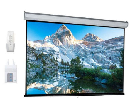 Venova Motorized Projection Screen 90″ x 120″ (150″D) & Installation
